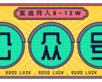 公众号矩阵实战1年多，20多个公众号，关注数70W左右，每个月收益大概在8-12W-520资源库