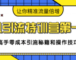 卓凡引流特训营第一期:高手零成本引流秘籍和操作技巧,让你精准流量倍增-520资源库