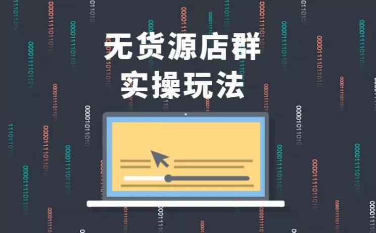 无货源店群实操玩法，蓝海选品的独特思路，店群软件操作方法（45节视频课）-520资源库