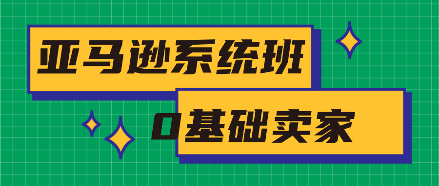 亚马逊系统班，专为0基础卖家量身打造，亚马逊运营流程与架构-520资源库