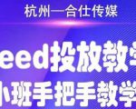 合仕传媒Feed投放教学，手把手教学，开车烧钱必须自己会-520资源库