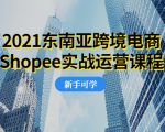 2021东南亚跨境电商Shopee实战运营课程，0基础、0经验、0投资的副业项目-520资源库