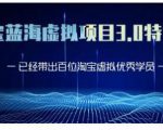 黄岛主·淘宝蓝海虚拟项目3.0，小白宝妈零基础的都可以做到月入过万-520资源库