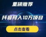 星哥抖音中视频计划：单号月入3万抖音中视频项目，百分百的风口项目-520资源库