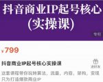 抖音商业IP起号核心实操课，带你玩转算法，流量，内容，架构，变现-520资源库