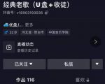 抖音音乐号+无人直播+u盘带货,教你如何通过抖音赚钱-520资源库
