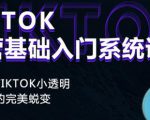 Tiktok实操进阶课程，体验从tiktok小透明到大佬的完美蜕变-520资源库