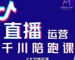 美尊-抖音直播运营千川系统课：直播​运营规划、起号、主播培养、千川投放等-520资源库