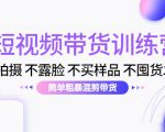 短视频带货训练营：不拍摄 不露脸 不买样品 不囤货发货 简单粗暴混剪带货（第三期）-520资源库