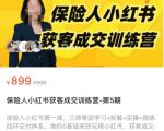 保险人小红书获客成交训练营，0基础高效玩转小红书，可复制的获客成交之路-520资源库