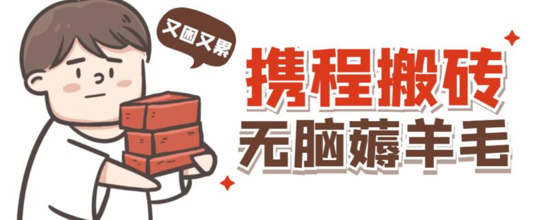 携程最新无脑薅羊毛低保玩法,后期稳定一天几十的收益,可多号放大收益-520资源库