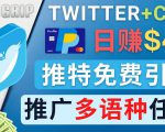 通过Twitter推广CPA Leads，日赚46.01美元 - 免费的CPA联盟推广模式-520资源库