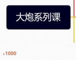 大炮拼多多运营系列课，各类​玩法合集，拼多多运营玩法实操-520资源库