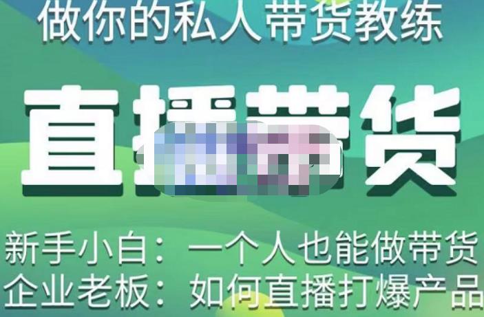 硬核传媒·直播带货（私人教练），实操实战教学，通俗易懂，学完后新手小白一个人也能做带货-520资源库