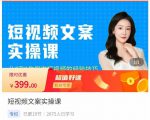 小秋·短视频文案实操课,从0到1教你做短视频的经验技巧-520资源库