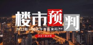 樱桃大房子2023楼市预判：新一轮大牛市会来吗？【付费文章】-520资源库
