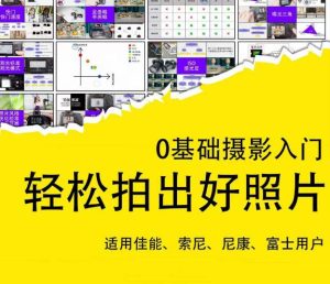 0基础摄影入门,轻松拍出好照片(适用佳能、索尼、尼康、富士用户)-520资源库