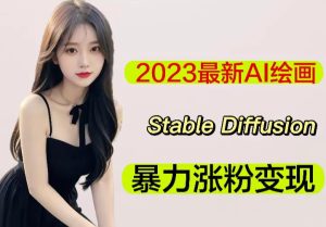 2023最新AI绘画Stable Diffusion，原创不用愁日赚1000+【软件+教程】-520资源库