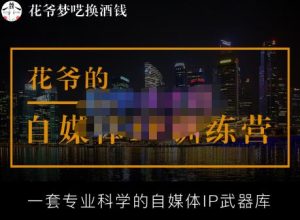 花爷的自媒体IP训练营【14期】,一套专业科学的自媒体IP武器库（更新2023年3月）-520资源库
