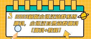 2023新版小说泛站群系统源码，小说泛目录站群源码【源码+教程】-520资源库
