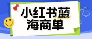 价值2980的小红书商单项目暴力起号玩法，一单收益200-300（可批量放大）-520资源库