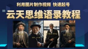 云天思维老者语录教程（图片会说话）详细教程+软件-520资源库