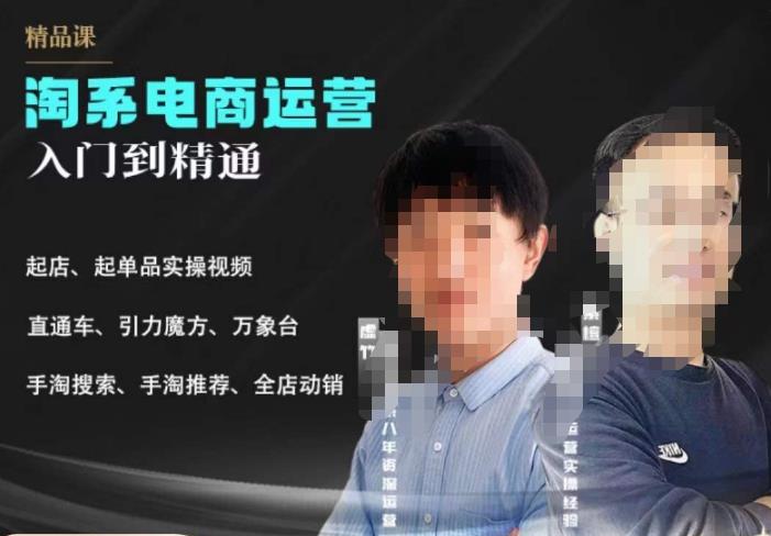 2023手淘搜索实操课+体系化课程，​起店起单品实操视频课程-520资源库