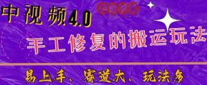 中视频4.0赛道：新手福音，一小时制作，三天过计划，7天看效果【揭秘】-520资源库