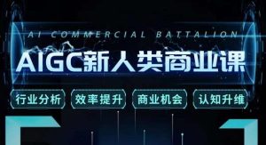 张诗童·AIGC新人类商业课，​行业分析/效率提升/商业机会/认知升维-520资源库