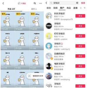 抖音冷知识快速涨粉变现玩法，爆火冷知识项目拆解，成品日赚500+【拆解】-520资源库