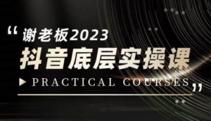 蟹老板·2023抖音底层实操课，打造短视频的底层认知-520资源库