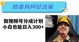 蹭麦克阿瑟热点，做视频号分成计划，小白三分钟一条日入300+【揭秘】-520资源库