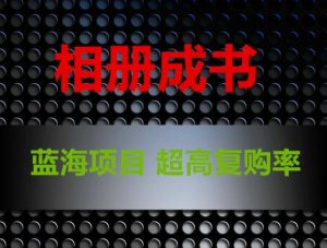 相册成书，蓝海项目，认真操作月入过万【揭秘】-520资源库