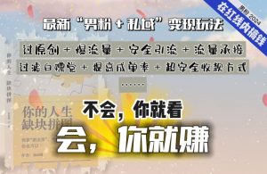 2024，“男粉+私域”还是最耐造、最赚、最轻松、最愉快的变现方式【揭秘】-520资源库