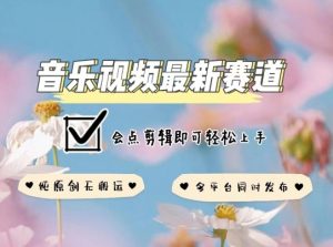 音乐视频赛道最新玩法，纯原创不违规，可所有平台同时发布，会点剪辑即可轻松拿捏【揭秘】-520资源库