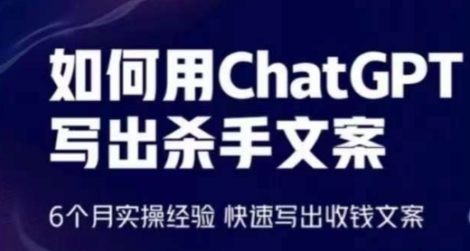 如何用ChatGPT写出杀手文案，6个月实操经验，快速写出收钱文案-520资源库