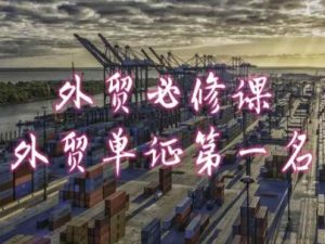 外贸必修课-外贸单证第一名-共勤外贸教程-520资源库