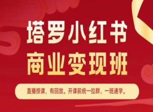 塔罗小红书商业变现班，小红书变现教程-520资源库