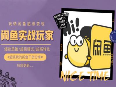 手把手教你0到1系统玩转闲鱼变现，爆款思维/超级曝光/超高转化-520资源库