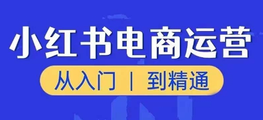 小红书电商运营课，从入门到精通，带你抓住又一个赚钱风口-520资源库