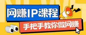 ip合伙人打造1.0，从0到1教你做网创，实现月入过万【揭秘】-520资源库