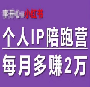 小红书个人IP陪跑营,60天拥有自动转化成交的双渠道个人IP,每月多赚2w-520资源库