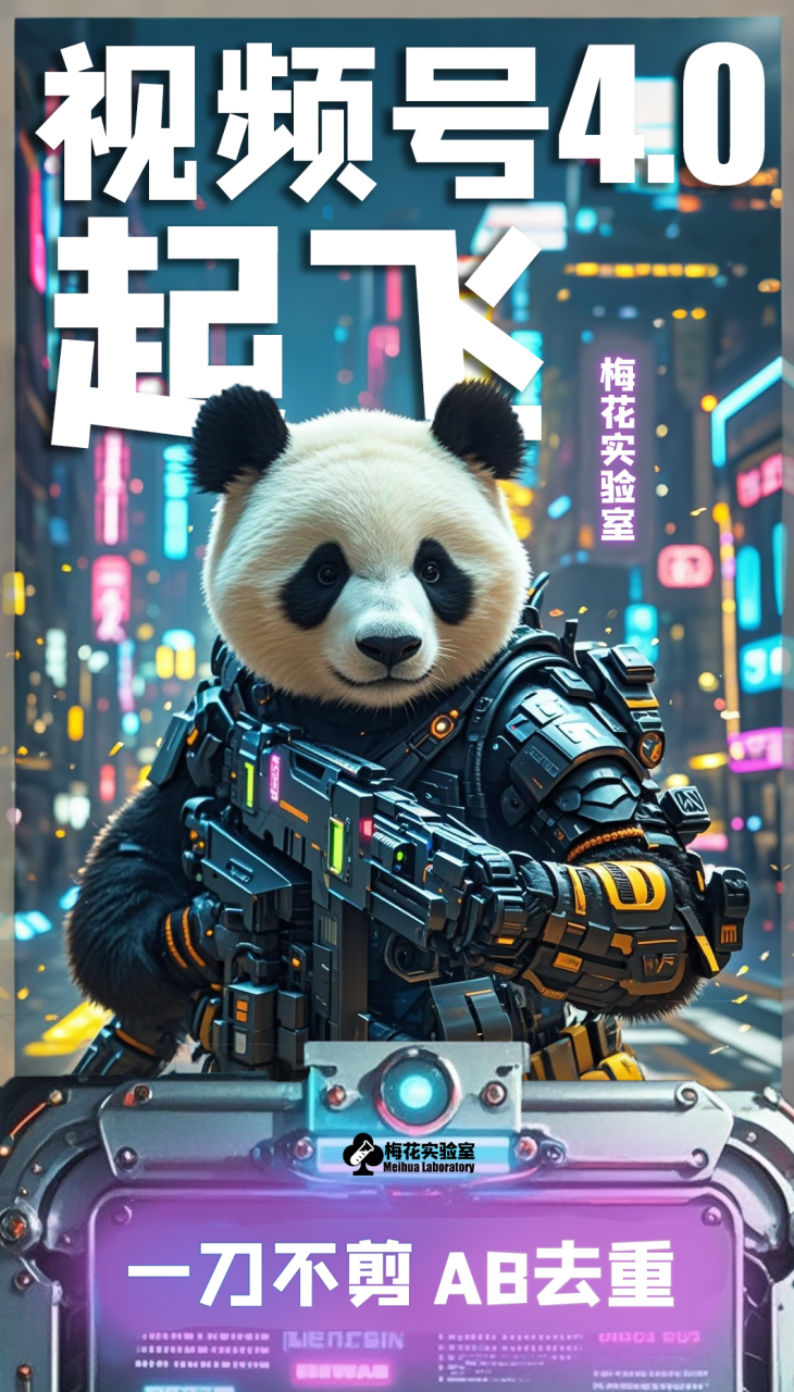 梅花实验窒微信视频号连怼玩法技巧起飞4.0一键AB破解版【揭秘】-520资源库