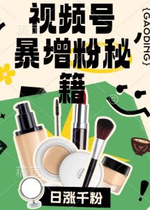 视频号涨粉方法，暴力起号，一天涨粉1000+，当天开橱窗【揭秘】-520资源库