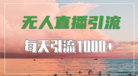 抖音快手视频号全平台通用，无人直播引流法，超暴力引流1000+高质量精准创业粉【揭秘】-520资源库