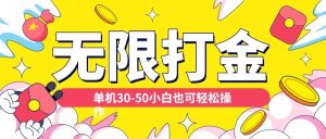 各种平台无限打金玩法,单机30-50纯自撸玩法,适合小白【揭秘】-520资源库