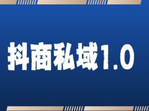 抖商服务私域1.0，抖音引流获客详细教学-520资源库