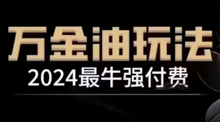 2024最牛强付费，万金油强付费玩法，干货满满，全程实操起飞（更新12月）-520资源库