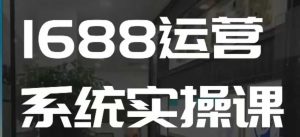 1688高阶运营系统实操课,快速掌握1688店铺运营的核心玩法-520资源库