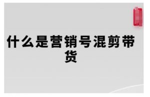 营销号混剪带货，从内容创作到流量变现的全流程，教你用营销号形式做混剪带货-520资源库